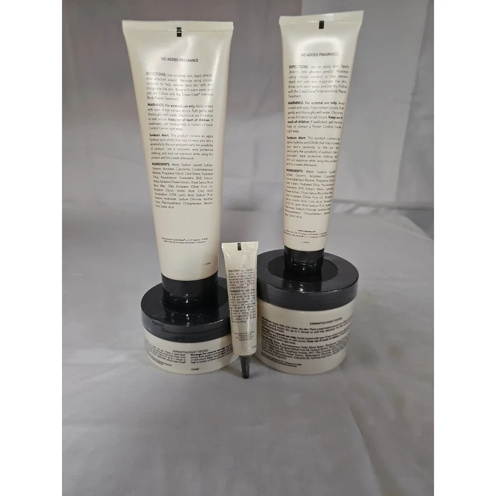 New Crepe Erase Trufirm Complex 5 piece set Dermatologist tested Lavender Honey